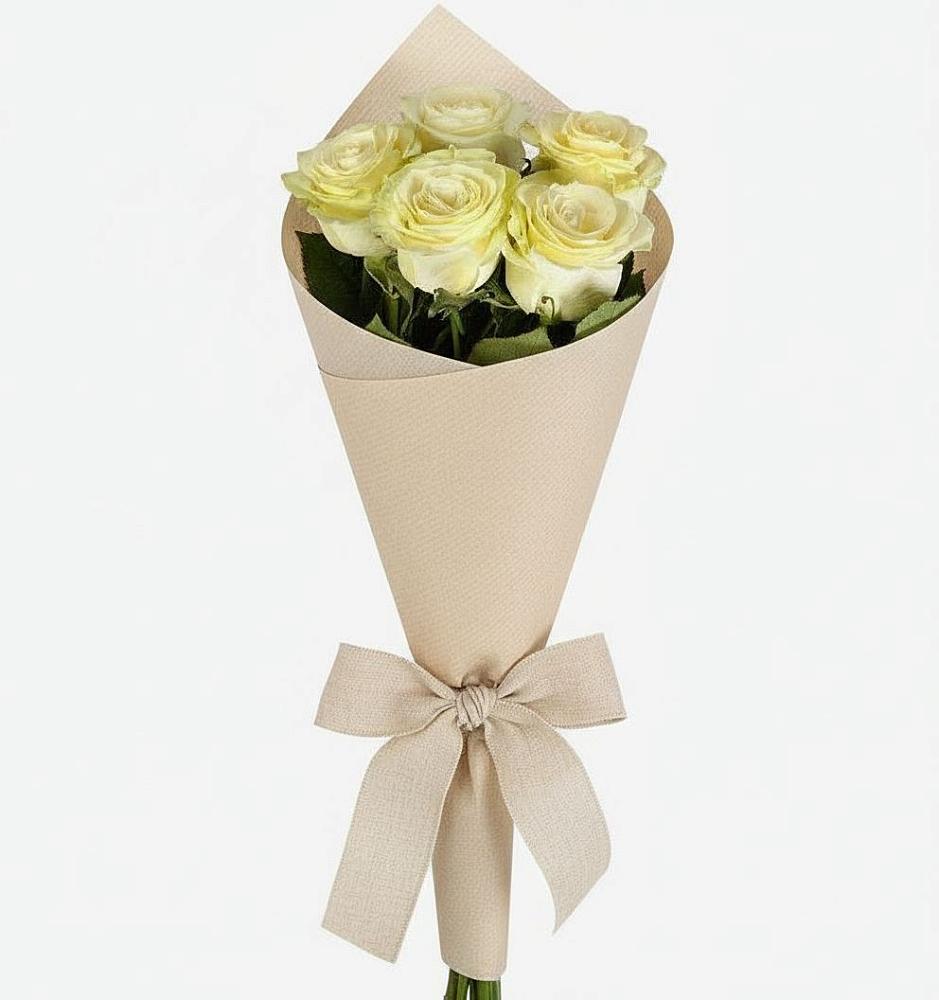 Букет белые крылья в Новом Костеке Букет цветов из: Розы в Новом Костеке