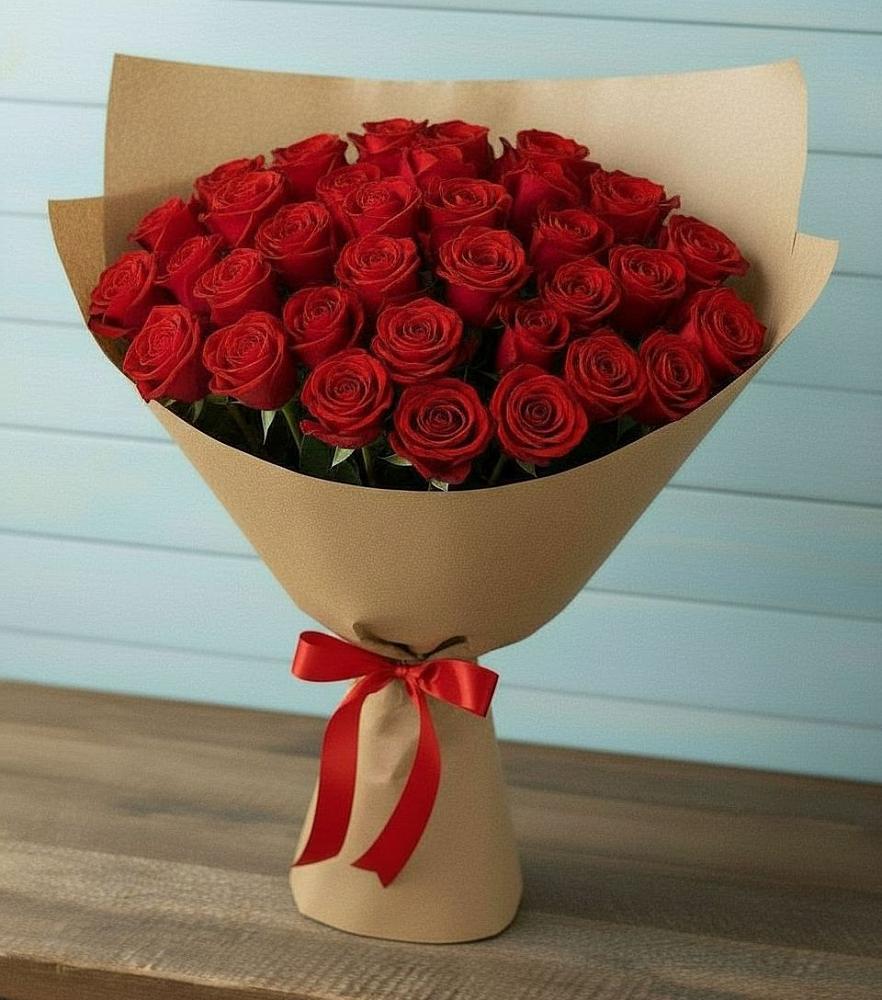 Красные розы Милано в Новом Костеке Букет Красные розы Милано в Новом Костеке