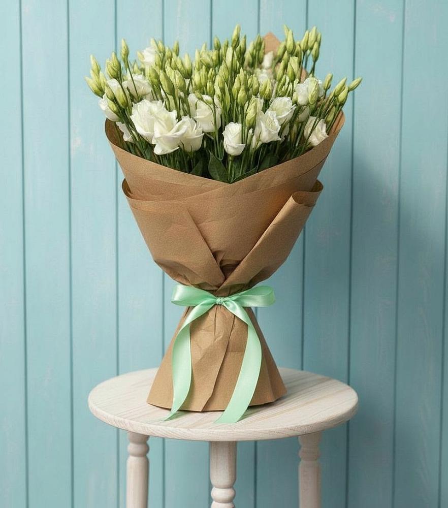 Букет Утренняя Свежесть в Новом Костеке Букет цветов из: Лизиантусы в Новом Костеке