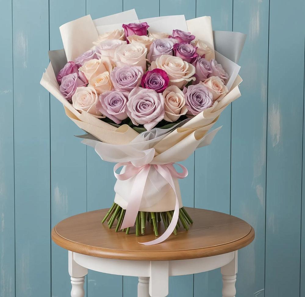 Букет десерт в Новом Костеке Букет цветов из: Розы в Новом Костеке