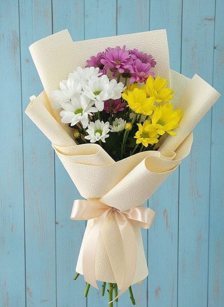 Букет школьные годы в Новом Костеке Букет цветов из: Хризантемы в Новом Костеке