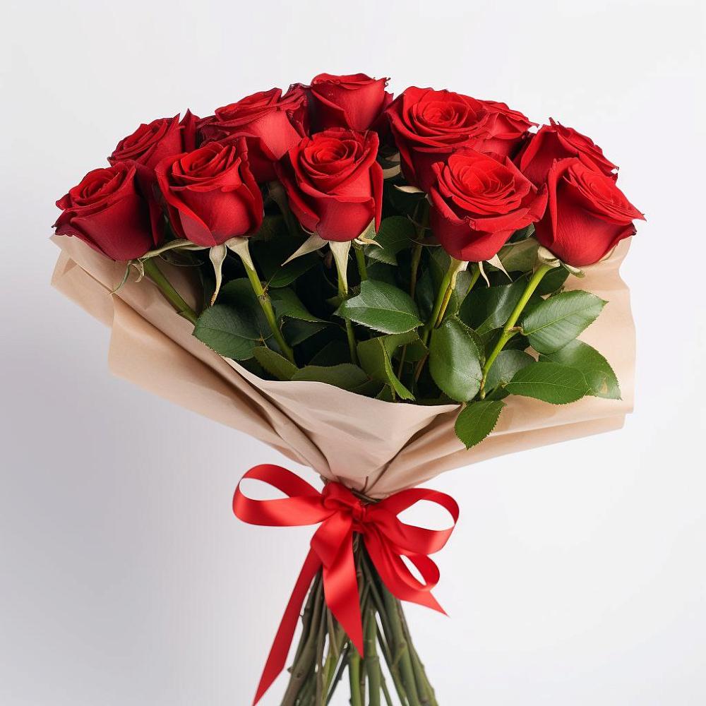 11 Красных роз Эдлесс Лав в Новом Костеке Букет 11 Красных роз Эдлесс Лав в Новом Костеке