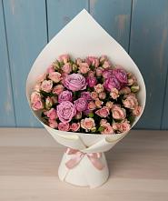 Букет Нежная розовость в Новом Костеке Букет цветов из:  Розы в Новом Костеке